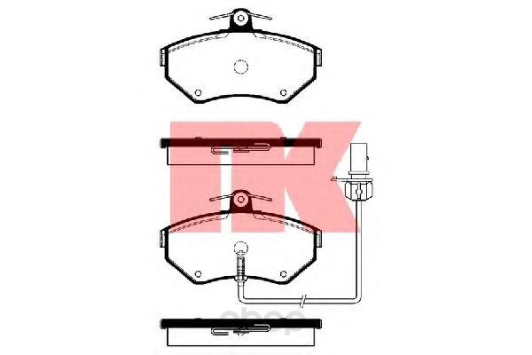 

Тормозные колодки Nk 224756