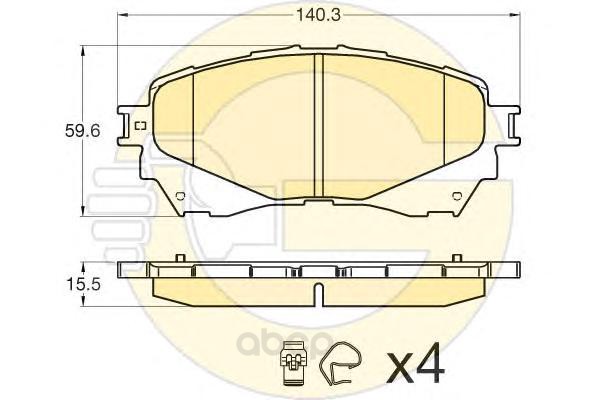 

Колодки тормозные Sangsin brake SP1728