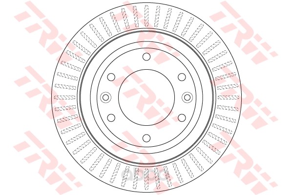 фото Тормозной диск trw/lucas для df6350