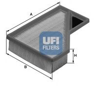 фото Фильтр воздушный двигателя ufi 30.317.00