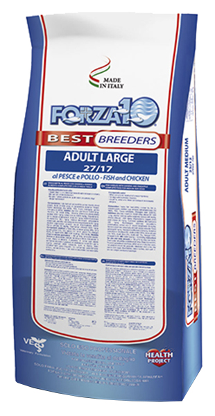 фото Сухой корм для собак forza10 best breeders adult large, курица, рыба, 20кг