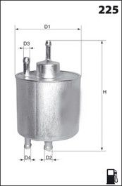 Фильтр топливный MECAFILTER ELE6029