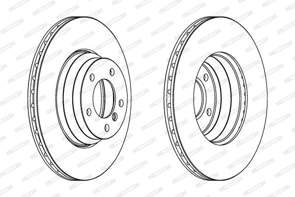 

Тормозной диск FERODO DDF1535C-1