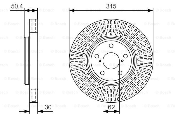 фото Тормозной диск bosch 0986479t40