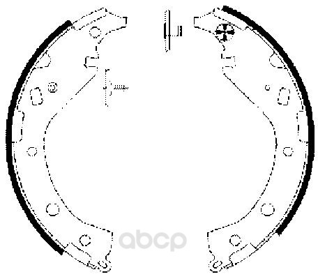 

Тормозные колодки барабанные HELLA PAGID 8DB355002811