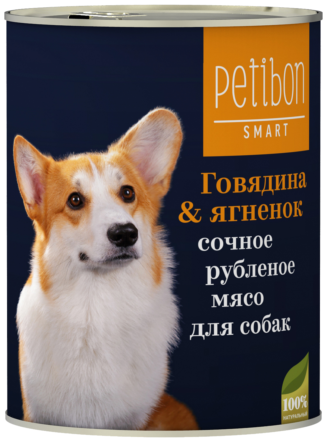 фото Консервы для собак petibon smart, говядина, ягненок, 12шт, 410г