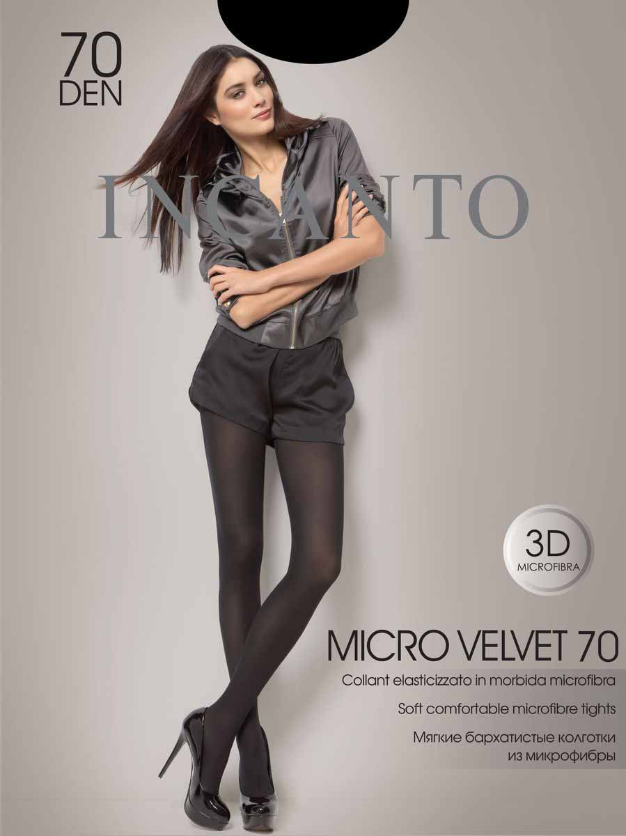 

Колготки женские Incanto MicroVelvet 70 черные  (S, Черный, MicroVelvet 70