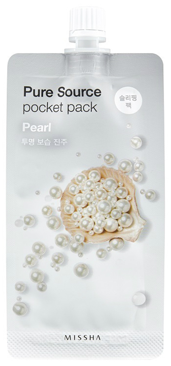 Купить Маска для лица Missha Pure Source Pocket Pack - Pearl 10 мл