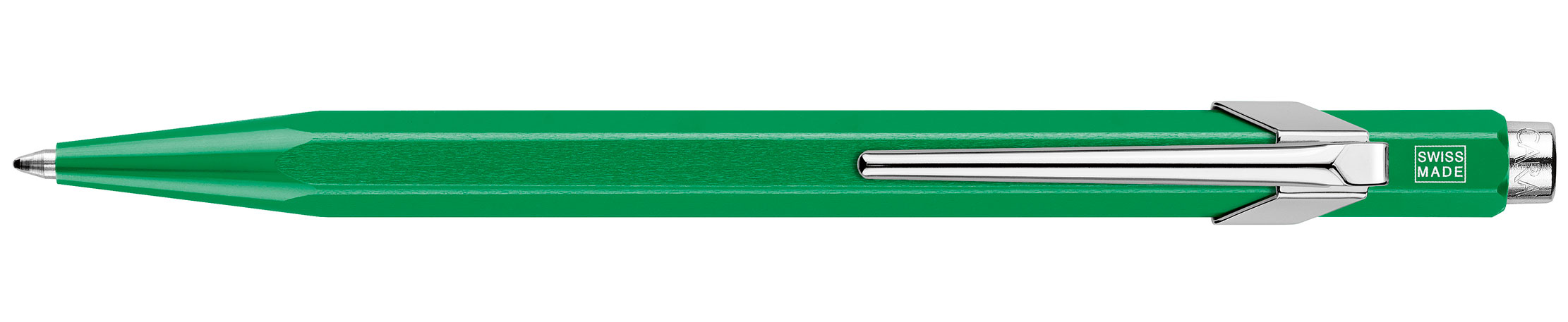 фото Carandache office 849 pop line - metallic green, шариковая ручка, m caran d’ache