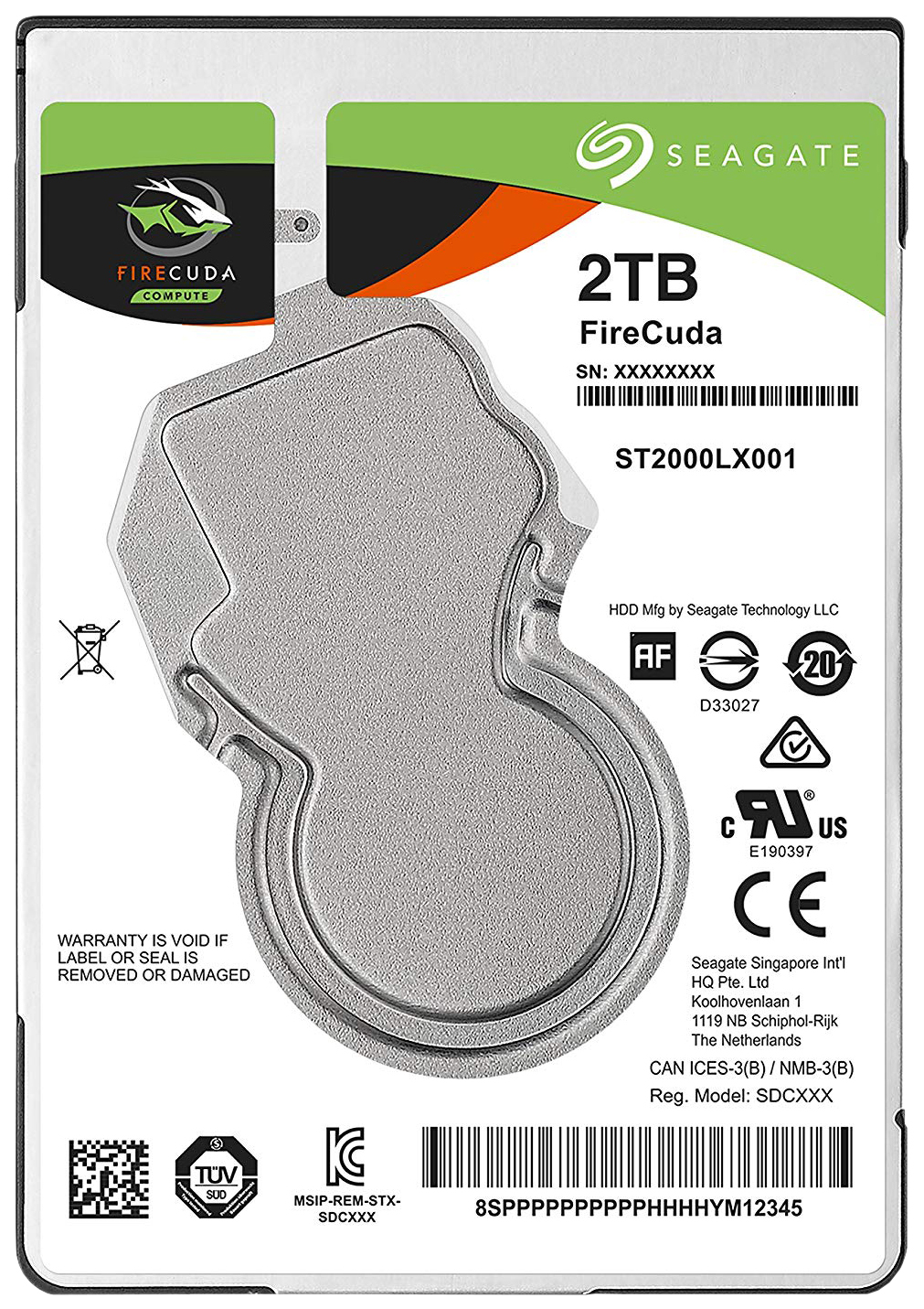 фото Гибридный жесткий диск seagate firecuda 2тб (st2000lx001)