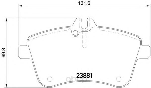 

Колодки тормозные дисковые, комплект Hella 8DB355010-331
