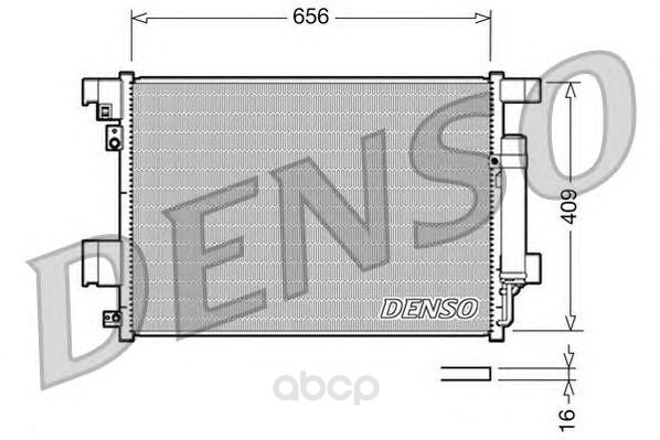 фото Радиатор кондиционера denso dcn21001