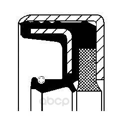 

Сальник задний моста 40x55x10 CORTECO 12001886B Massey Ferguson