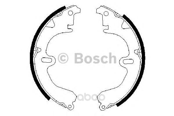 

Тормозные колодки Bosch барабанные 986487203