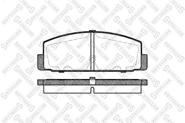 

Тормозные колодки Stellox дисковые 190030BSX