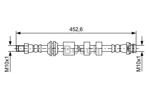 фото Шланг тормозной системы bosch 1 987 481 741
