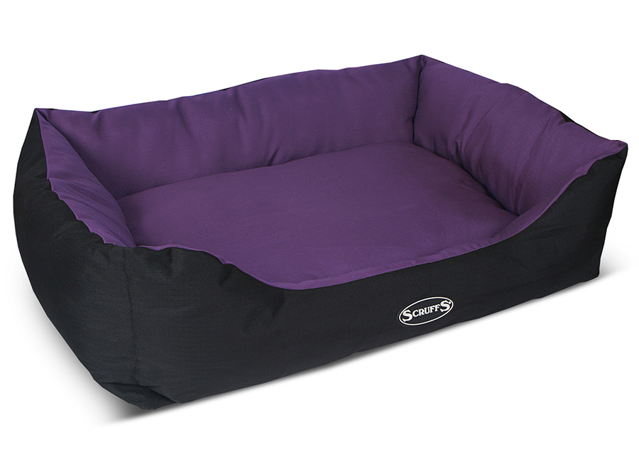 фото Лежанка для собаки scruffs оксфорд 40x50x16см фиолетовый