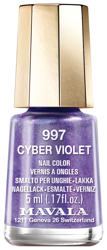 фото Лак для ногтей mavala switzerland cyber chic mini color nail polish 997 cyber violet мл