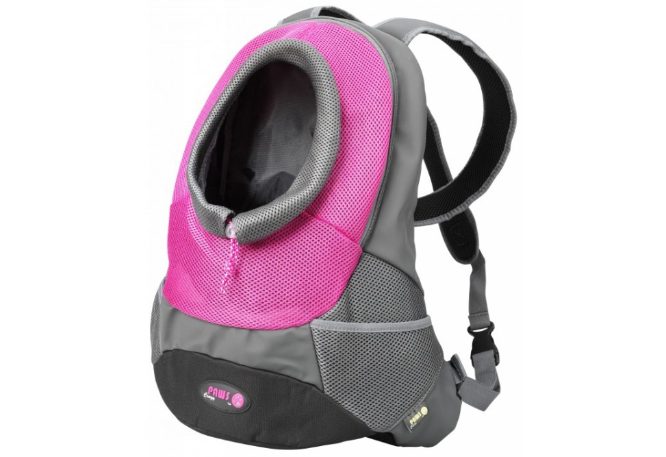 Рюкзак для переноски собак Ebi 14x36.5x37см розовый