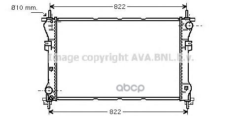 фото Радиатор системы охлаждения ava quality cooling fd2318