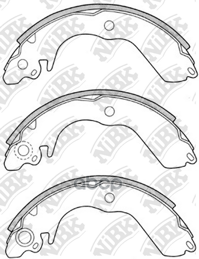 

Комплект тормозных колодок NiBK FN6707