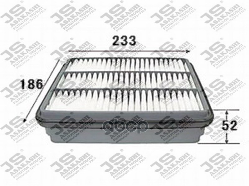 фото Фильтр воздушный js asakashi a3001