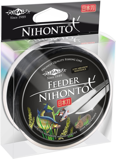 

Леска монофильная Mikado Nihonto Feeder 0,28 мм, 150 м, 9,4 кг, black, Черный, Nihonto Feeder