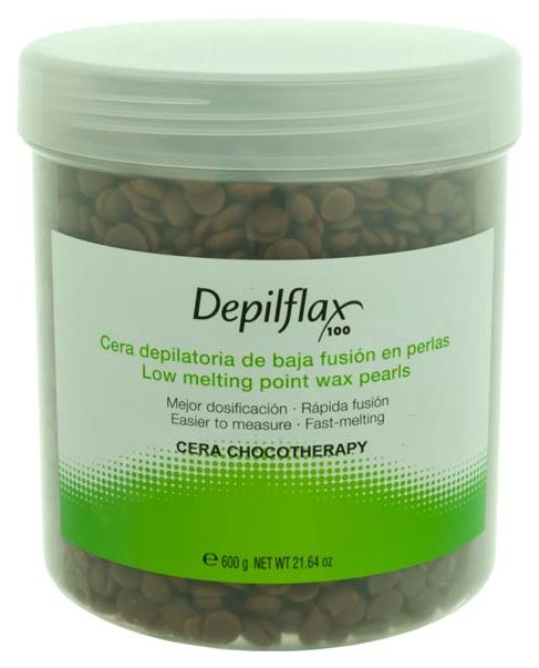 Воск для депиляции Depilflax 100 Шоколадный