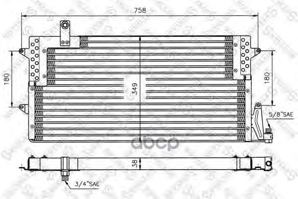 

Радиатор кондиционера Stellox 1045005SX