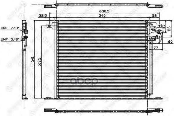 

Радиатор кондиционера Stellox 1045068SX