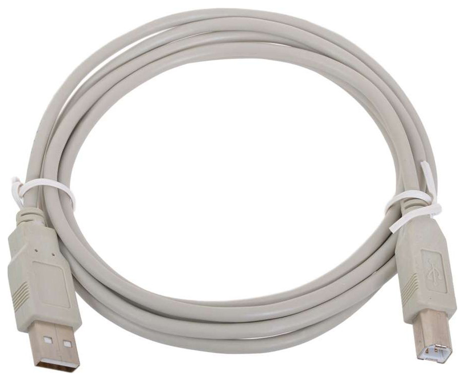 фото Кабель telecom usb a-usb b, m-m 1,8м grey (tc6900-1.8m)