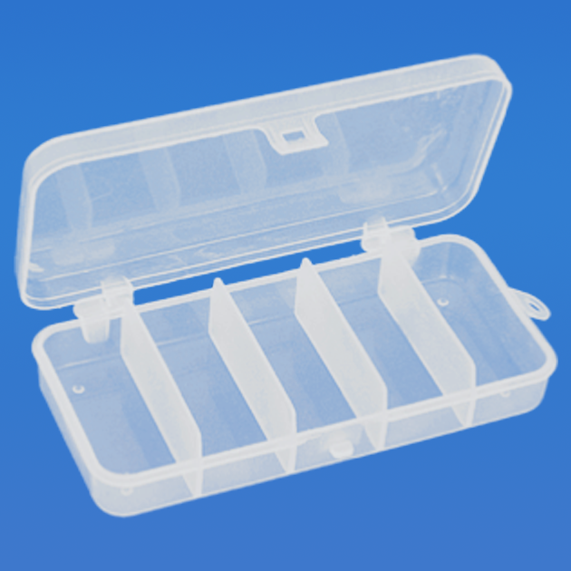 

Коробочка рыболовная Mikado HS 008 13,2 x 6,2 x 2,5 см, Прозрачный, HS 008
