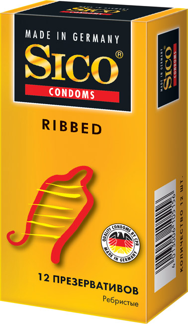 Купить Презервативы Sico Ribbed 12 шт.