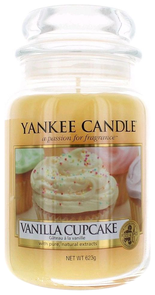 фото Ароматическая свеча yankee candle vanilla cupcake jar candle