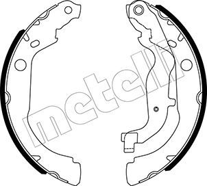 фото Комплект тормозных колодок metelli 53-0535