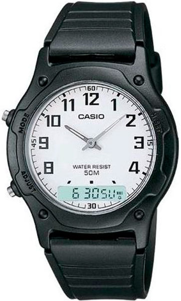 фото Наручные часы кварцевые мужские casio collection aw-49h-7b