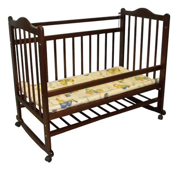 ШАРАНГА Кровать детская Ивашка 1 (цвет: темный) ММ1-2 детская кроватка ивашка мой малыш 03 маятник поперечный