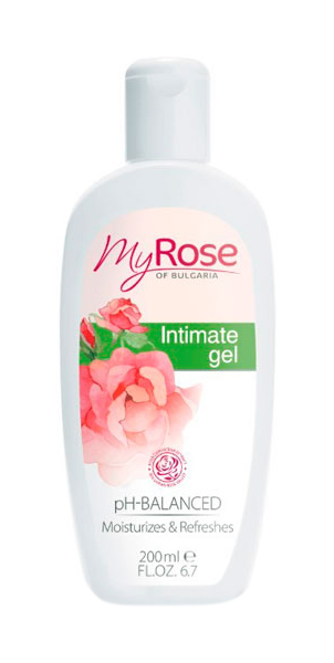Средство для интимной гигиены My Rose of Bulgaria Intimate Gel 200 мл освежающий гель для интимной гигиены для ежедневного ухода refreshing intimate gel