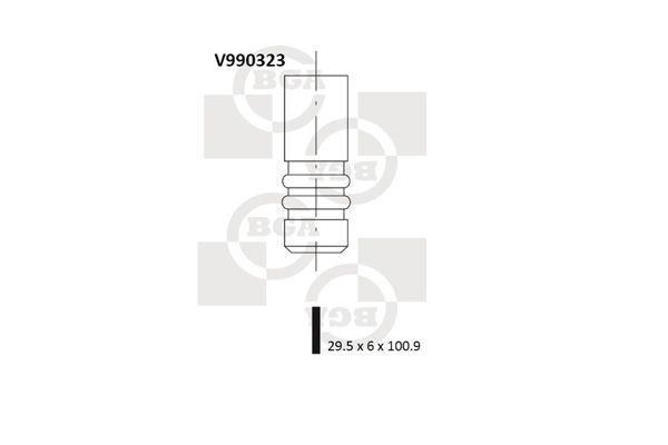 фото Впускной клапан bga v990323