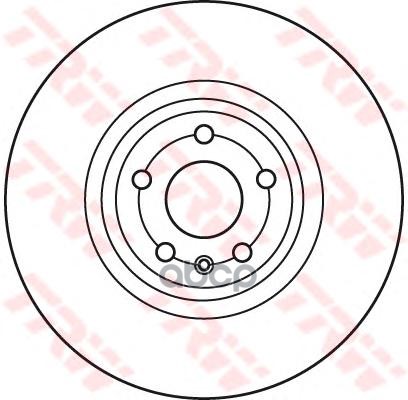 фото Тормозной диск trw/lucas для df6041s