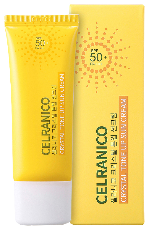 Солнцезащитный крем для лица Celranico Crystal Tone Up SPF50/PA+++, 40 мл