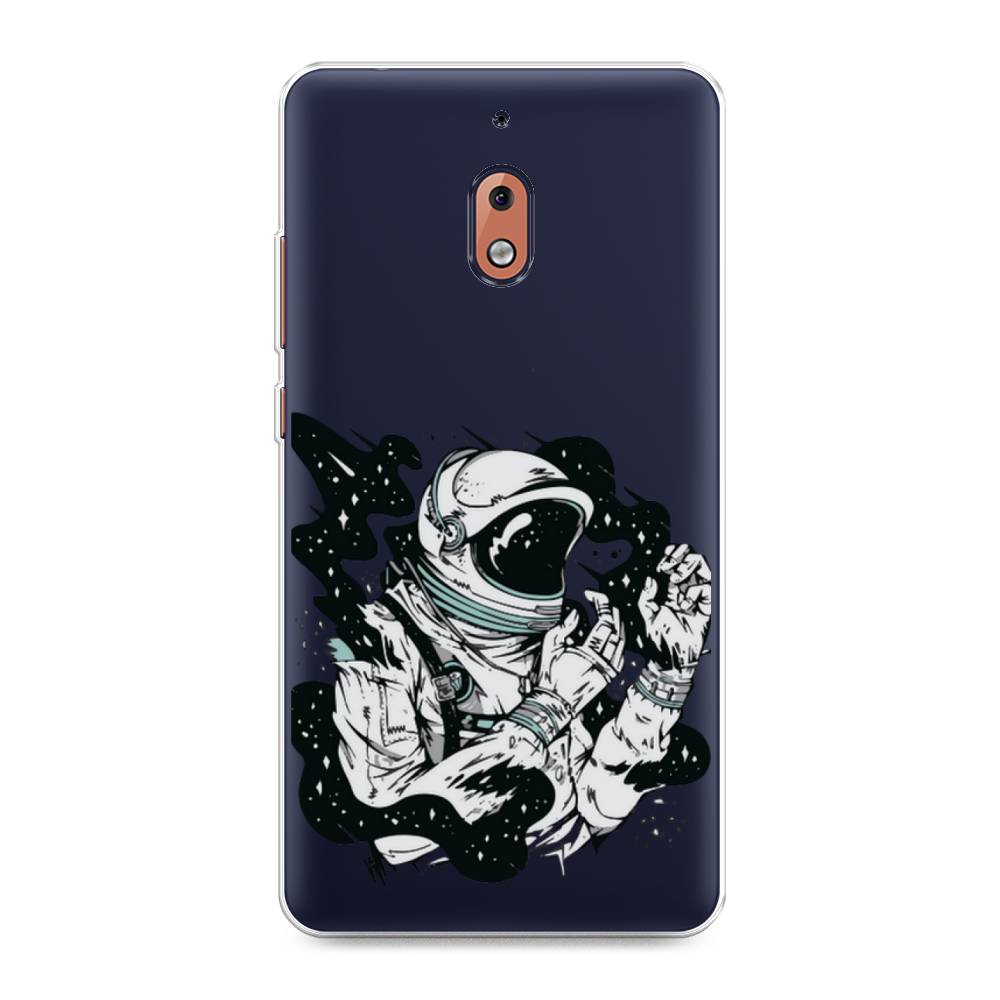 

Чехол Awog на Nokia 2.1 / Нокиа 2.1 "Космонавт арт", Черный;белый;прозрачный, 121550-7