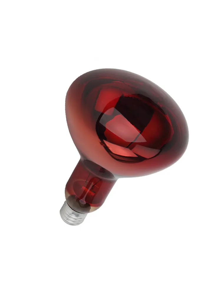 Инфракрасная лампа wikiVET 250 Вт R127 красная для курятника