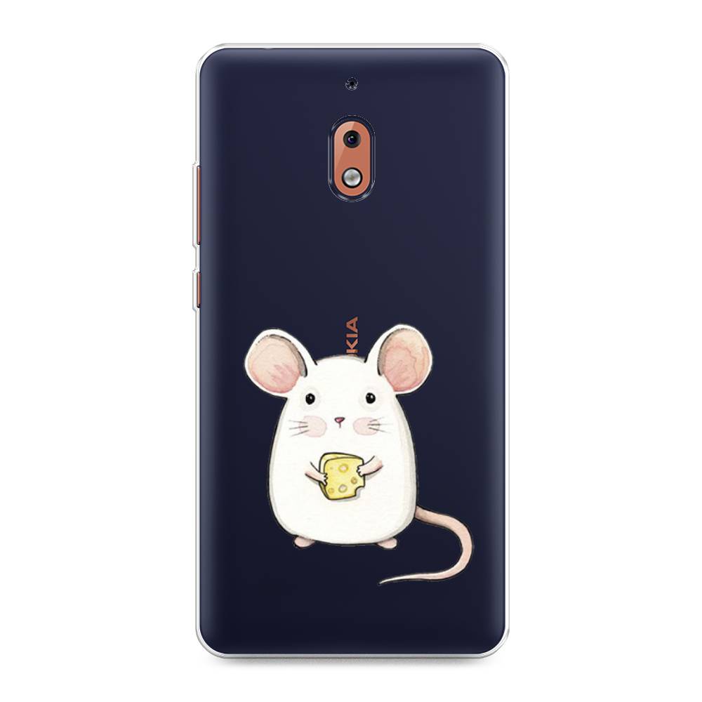

Чехол Awog на Nokia 2.1 / Нокиа 2.1 "Мышка", Белый;розовый;прозрачный, 121550-1
