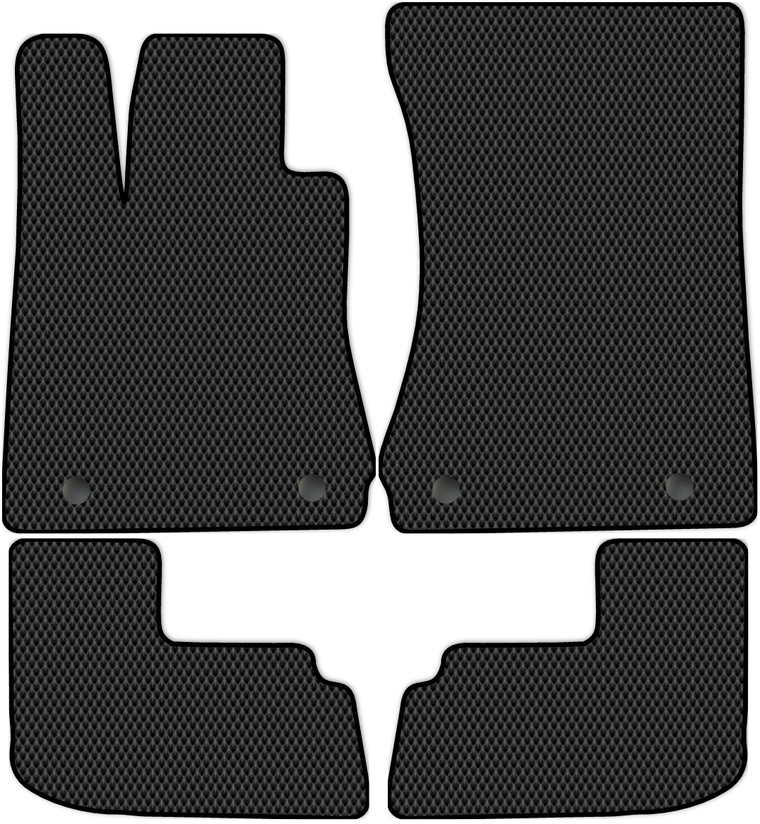 

Коврики ЭВА в салон для Mercedes-Benz CL-Class 3 (C216) 2006 - 2014, 4 шт. черный, 3532-S4YL-H