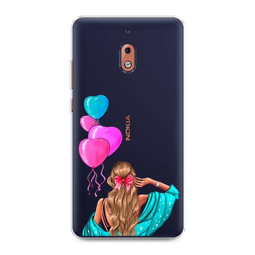 

Чехол Awog на Nokia 2.1 / Нокиа 2.1 "День Рождения", Голубой;розовый;бежевый, 121550-7