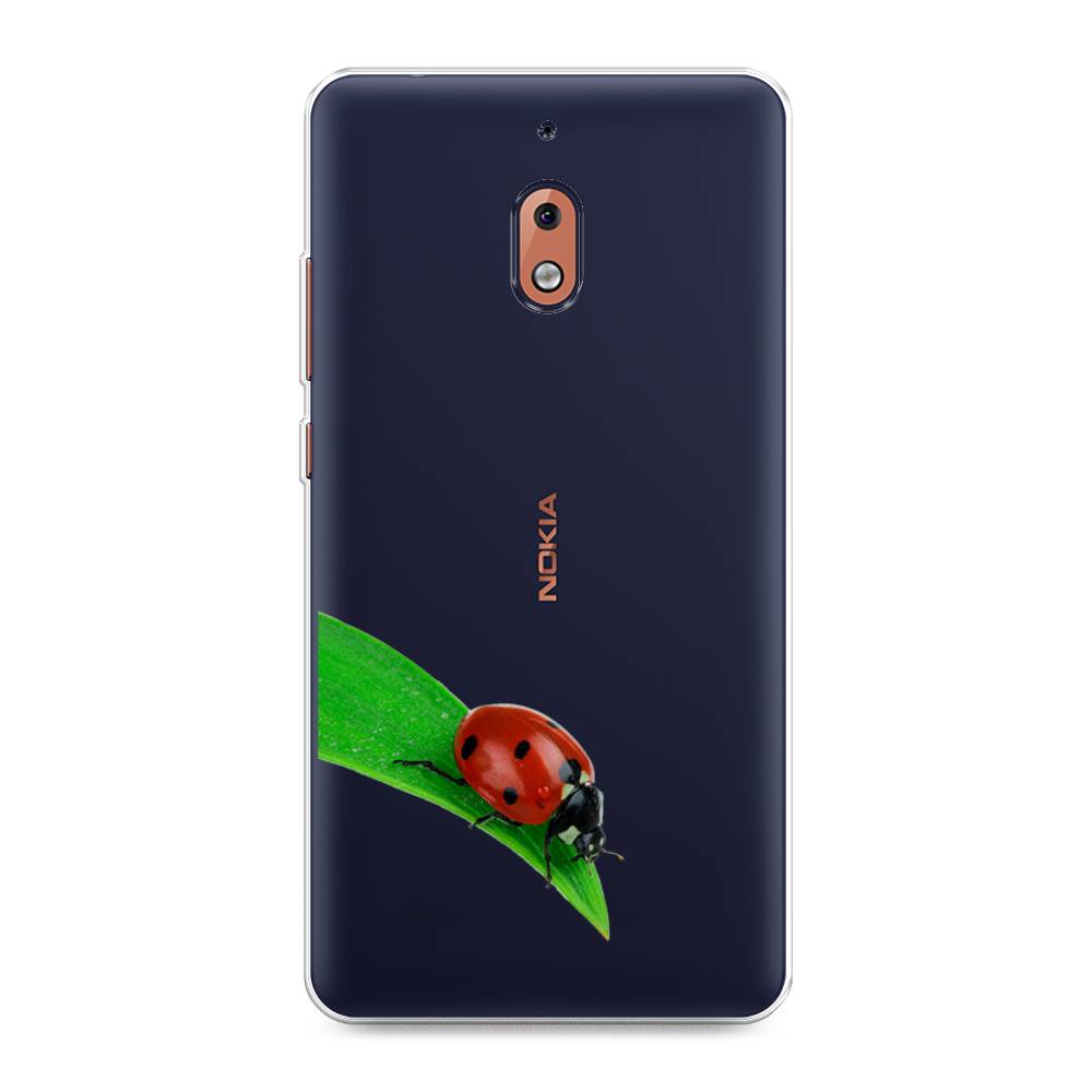 

Чехол Awog на Nokia 2.1 / Нокиа 2.1 "На счастье", Белый;красный;зеленый, 121550-1