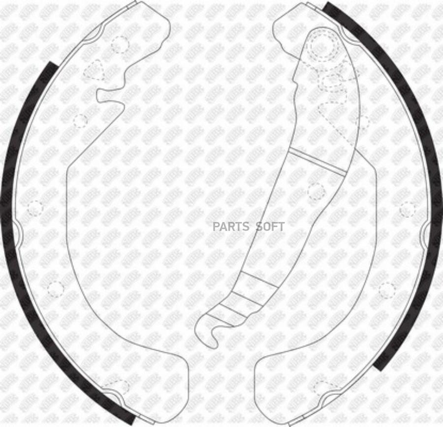 Тормозные колодки NiBK барабанные FN0599