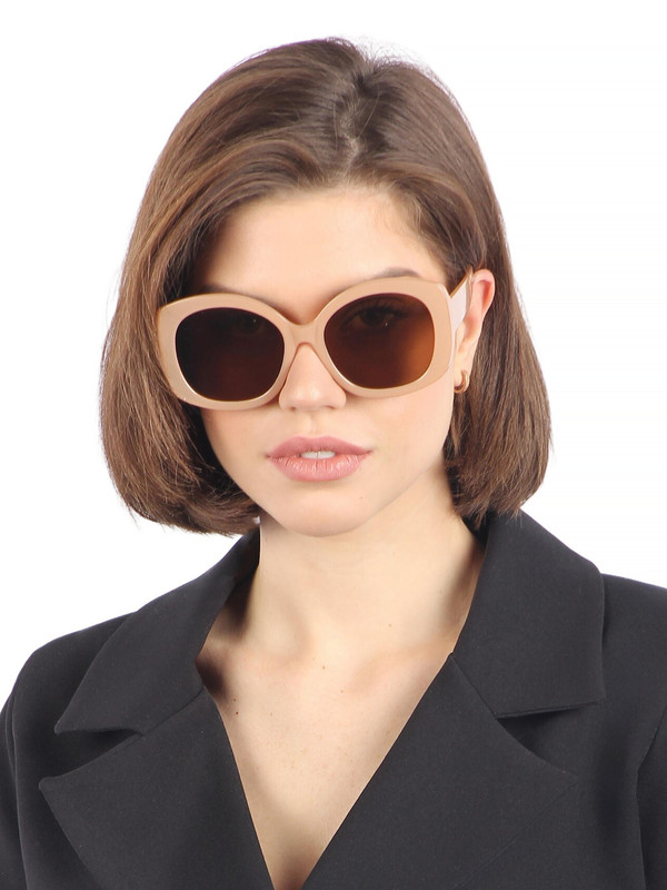 

Солнцезащитные очки женские Pretty Mania DD071 коричневые, DD071
