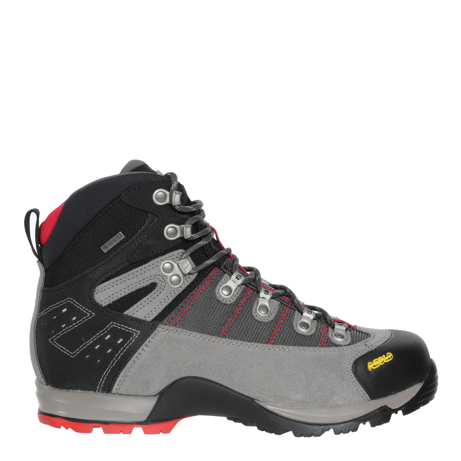 Ботинки Asolo Fugitive, cendre/gunmetal/red, 10.5 UK